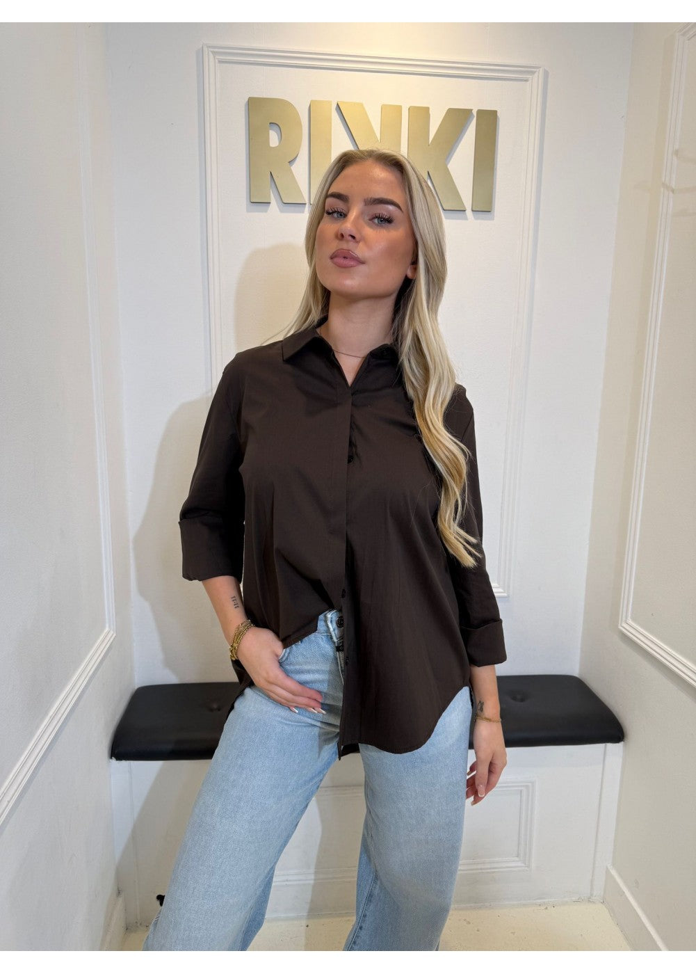 Essential Basic Blouse Chocolate