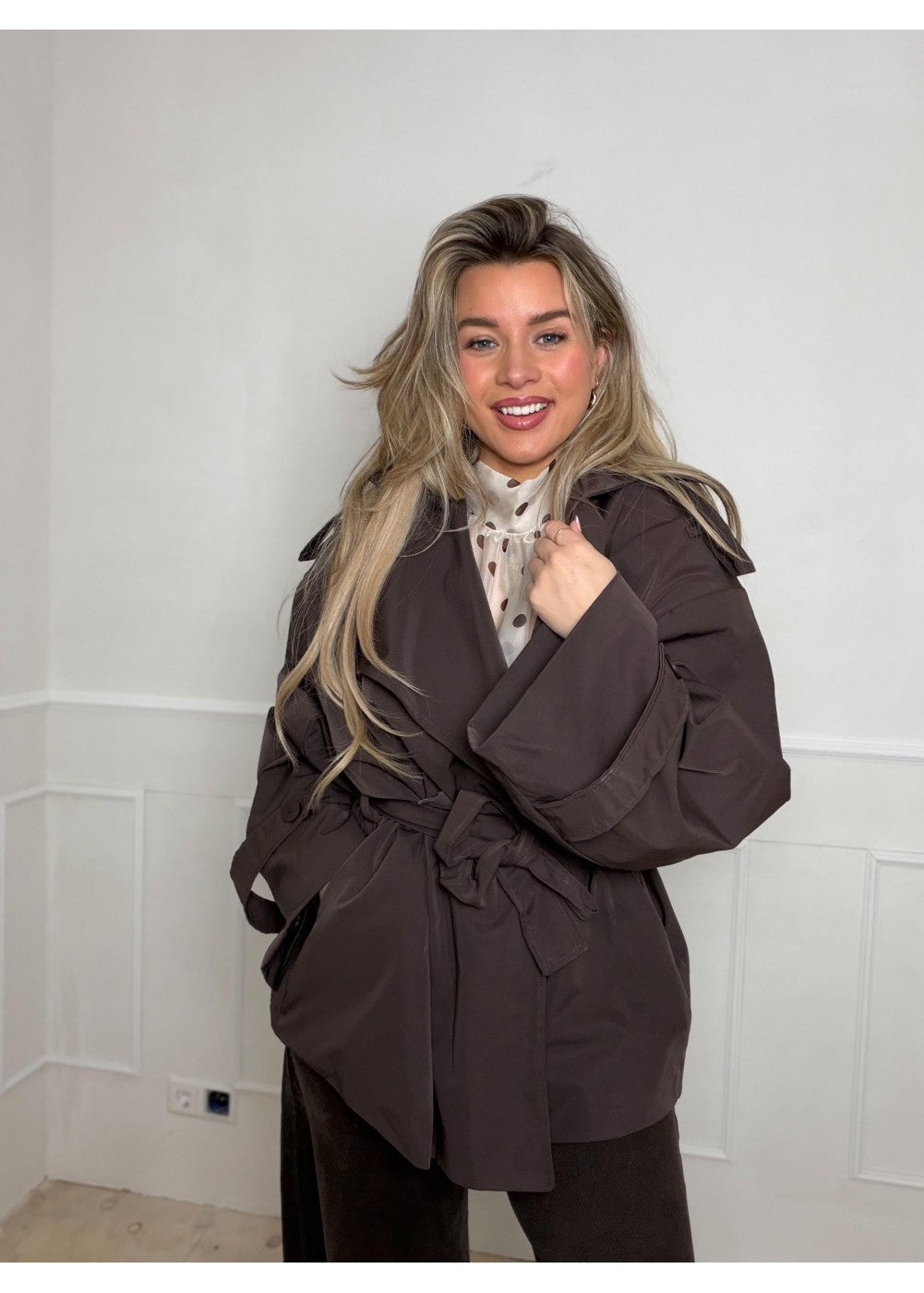The Paris Trench Coat Brown