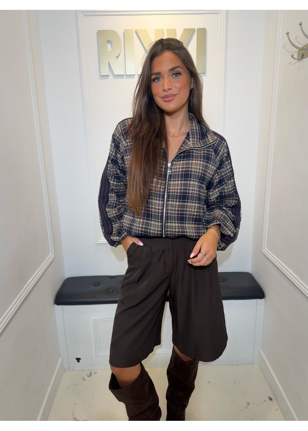 Blue Check Jacket 51086