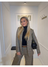 Casual Check Blazer