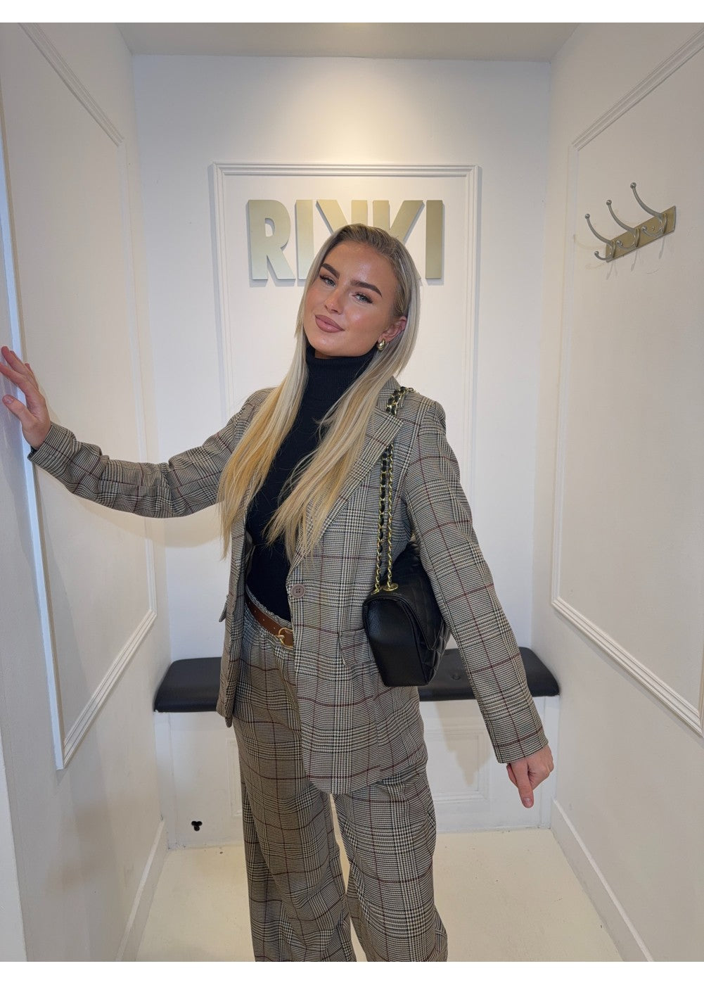 Casual Check Blazer