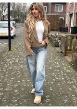 Timeless Treasure Blazer Dark Camel 25267