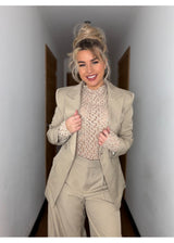 Silvy Blazer Ambika Beige