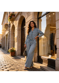No Days Off Denim Jumpsuit 3850-2