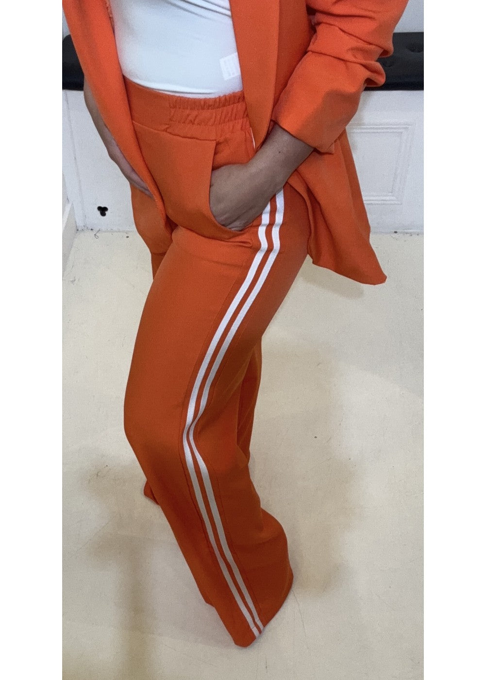 Orange Line Trousers