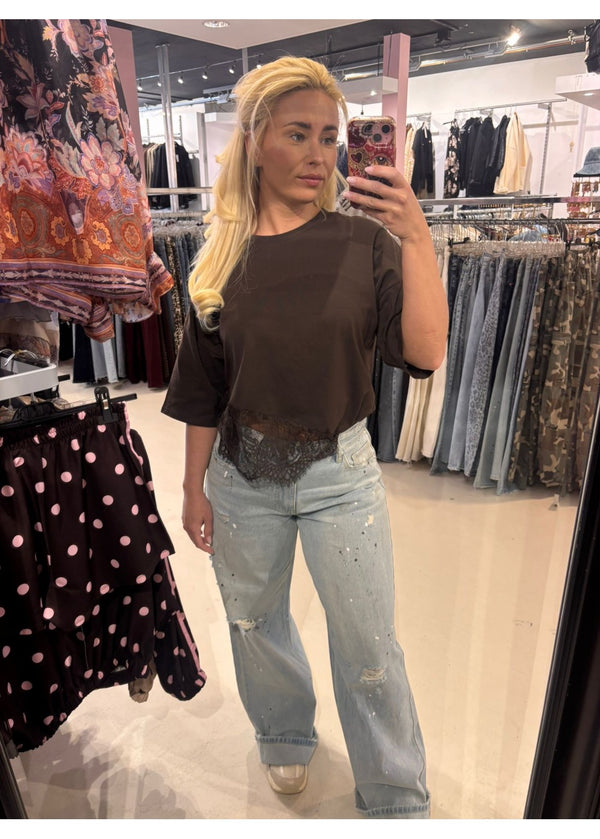 Could Be Wonderful Painted Jeans 3922