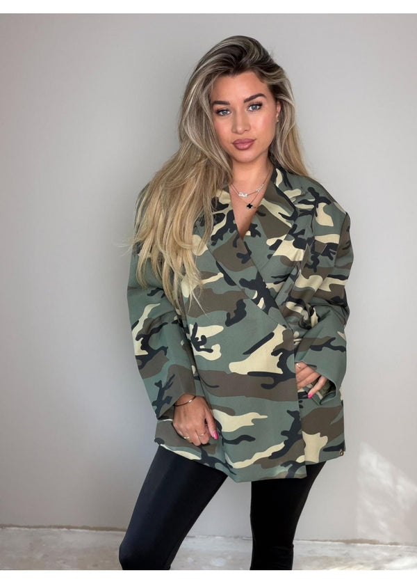 Ambika Blazer Jasmijn Camouflage
