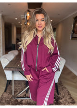 We Love Stripes 2-Piece set Bordeaux 1348