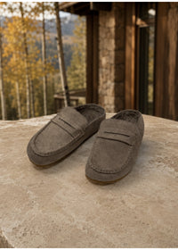 Soft Statement Faux Fur Loafer Taupe 371