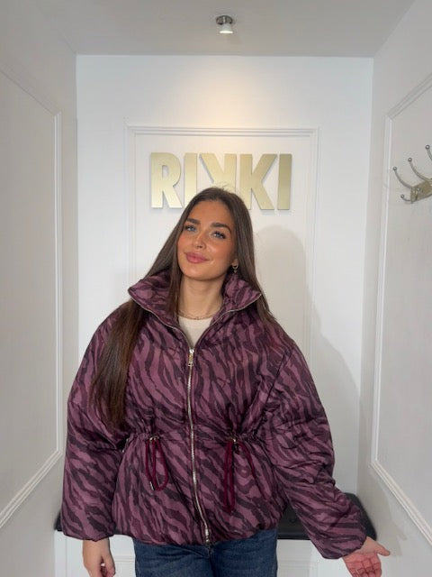 Absolutely Obsessed Jacket Purple Zebra 3248