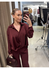 V-Neck Chique 2-Piece Set Burgundy 61822/10008